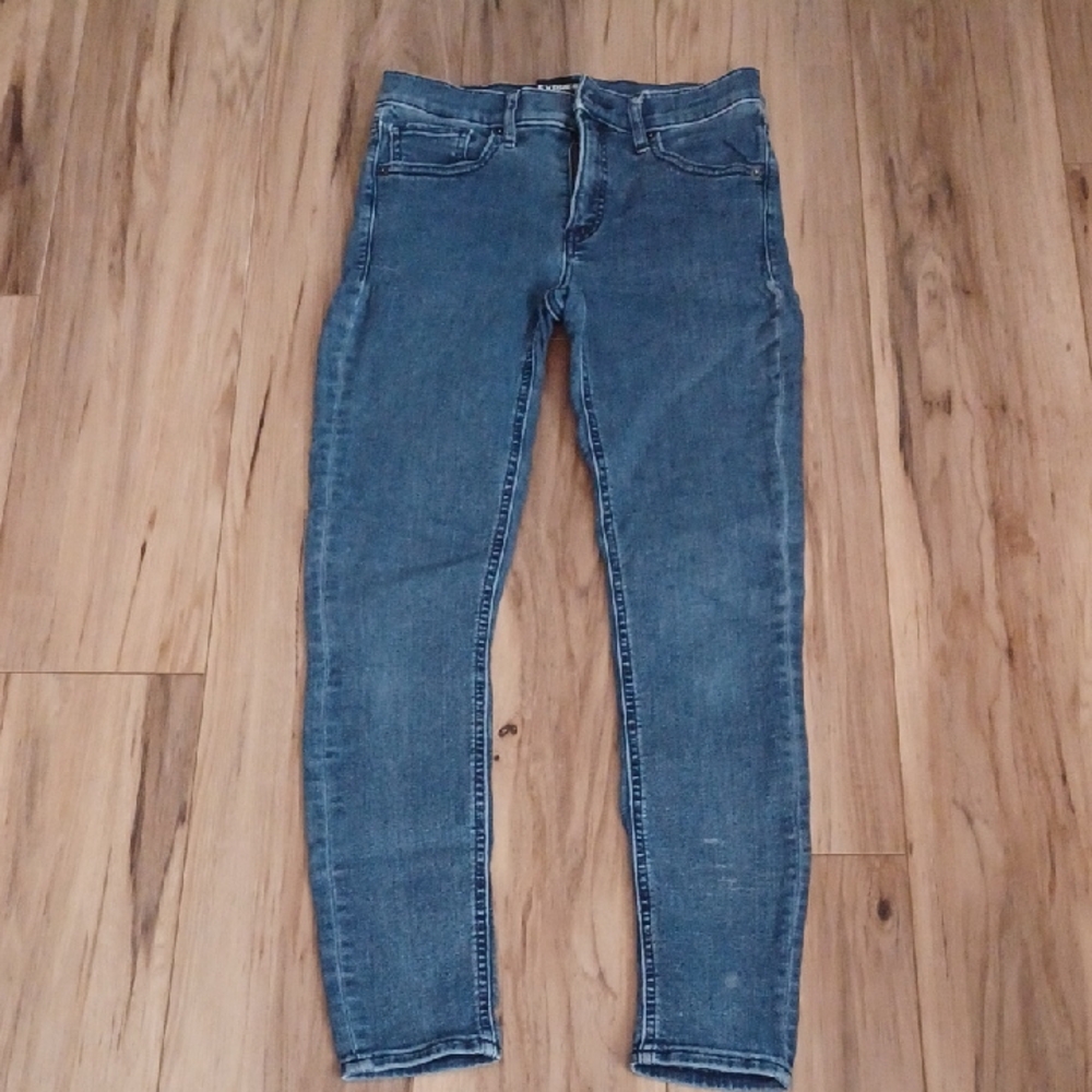 J1 - Express Blue Skinny Women's Jeans. Size  4R